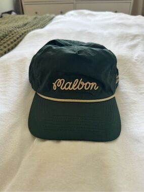Malbon green Golf hat
